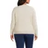 Women's Plus Size Drifter Cable Crew Neck Sweater, Back