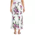 Women's High Rise Drawstring Linen Wide Leg Crop Pants, Back