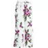 Women's High Rise Drawstring Linen Wide Leg Crop Pants, Front