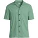 Men's Slub Camp Collar Button Down, Front