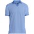Men's Short Sleeve Textured Johnny Collar Polo, Front