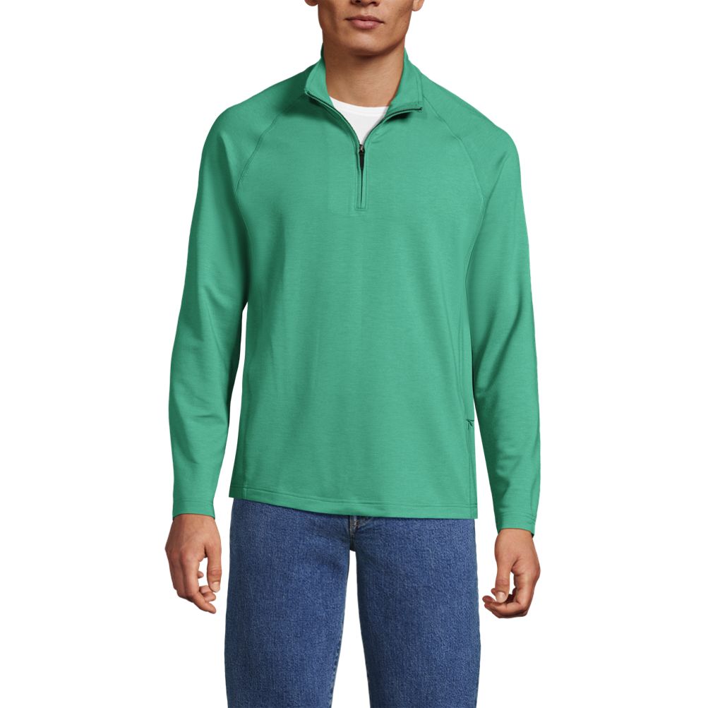 Men's Long Sleeve Flex Performance Quarter Zip | Lands' End