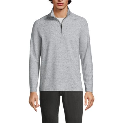 Men's Long Sleeve Raglan Social Active Quarter Zip - image 4
