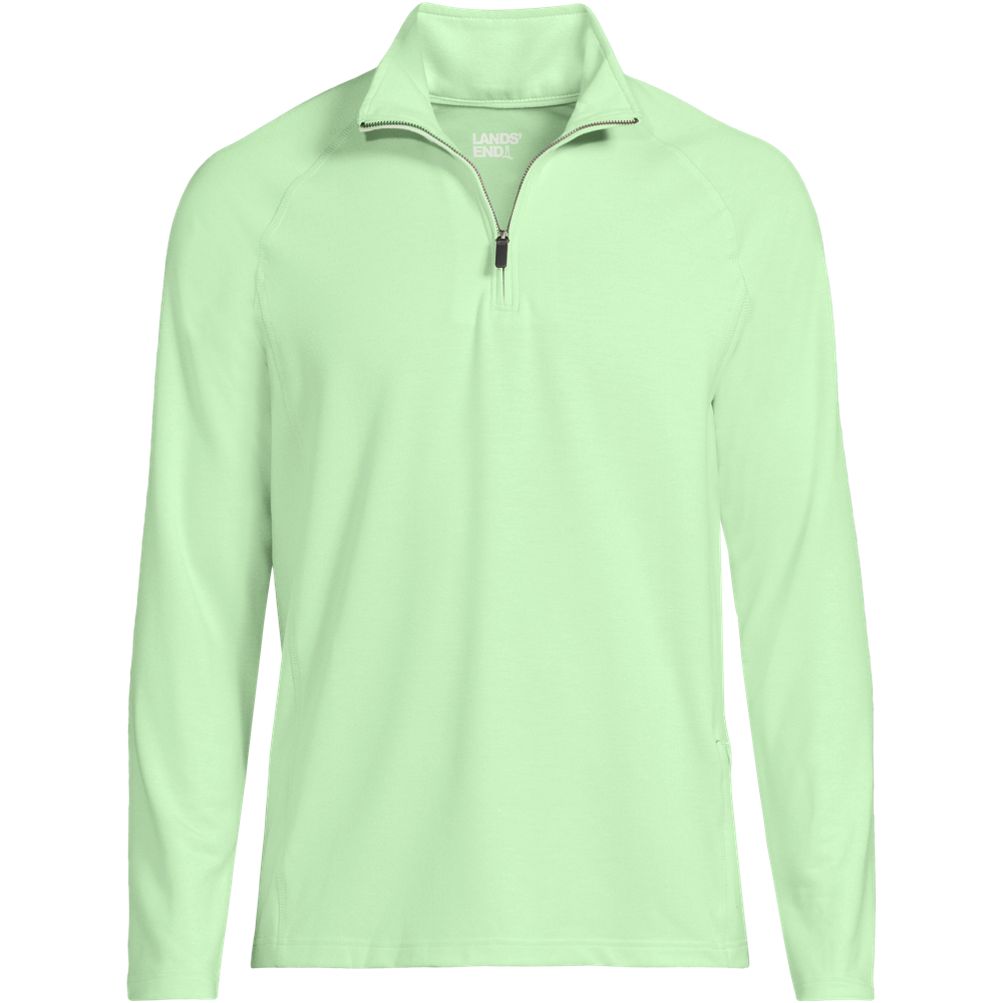 Men's Long Sleeve Flex Performance Quarter Zip | Lands' End
