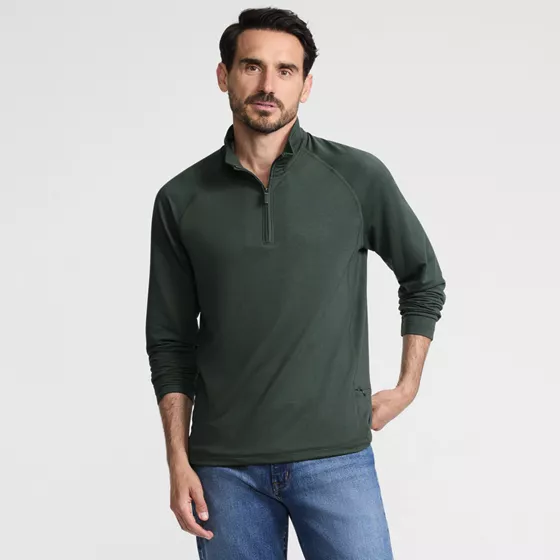 Men's Long Sleeve Flex Performance Quarter Zip - primary