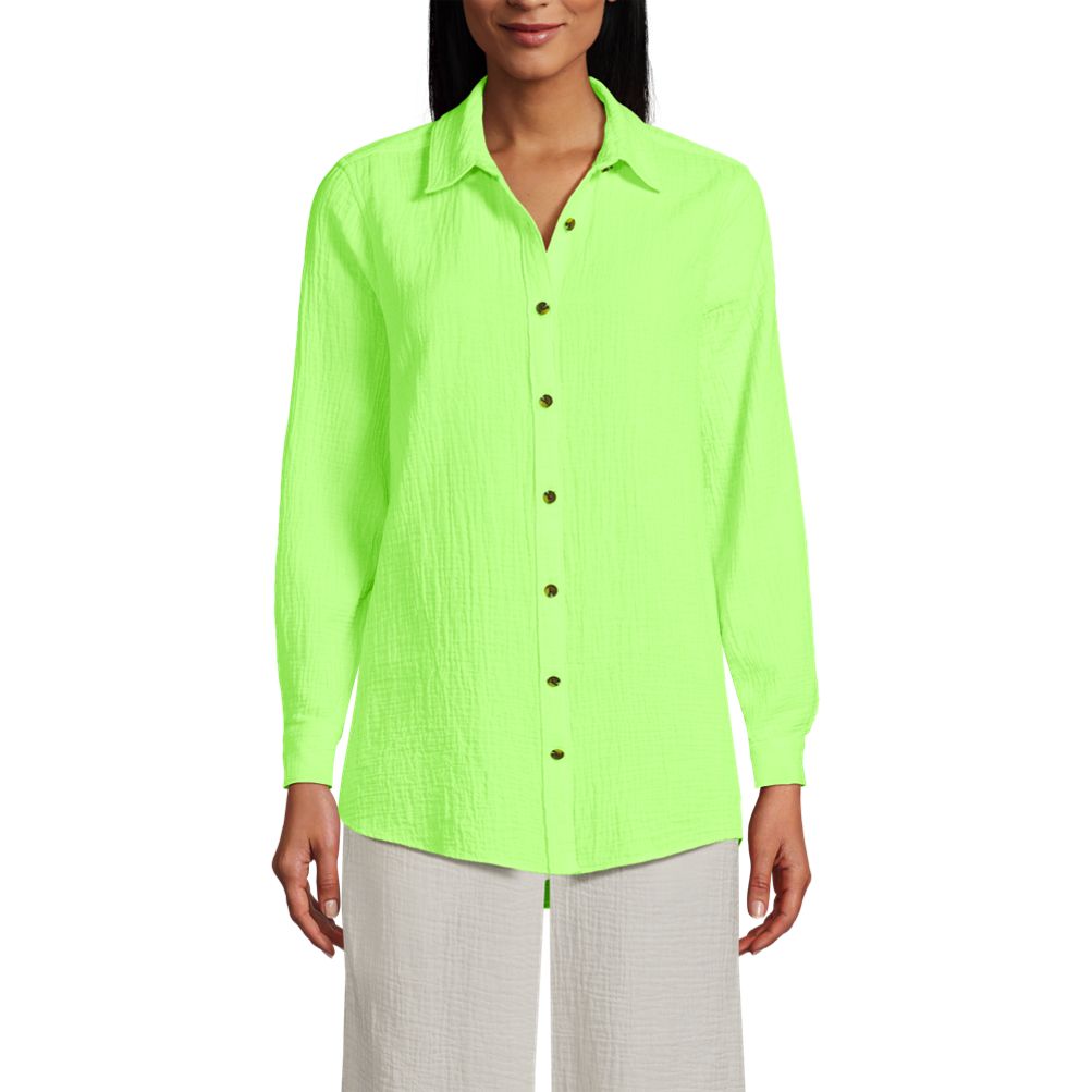 Women's Gauze Tunic Top | Lands' End