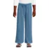 Girls Pull On Knit Gauze Wide Leg Pants, Front