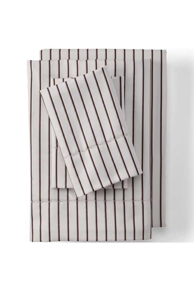 Lands' End 700 Thread Count Luxe Sateen Egyptian Cotton No Iron Bed Sheet Set