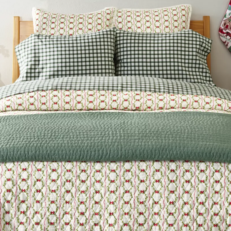 Printed Diamond Double Voile Quilt, alternative image