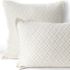 Printed Diamond Double Voile Quilt Sham, Front