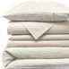 Cotton Textured Two Toned Duvet Bed Cover, Front