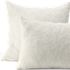 Cotton Textured Two Toned Bed Pillow Sham, Front