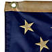 Northlight 3' x 5' Patriotic Embroidered Stars Outdoor American Flag with Grommets, alternative image