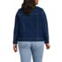 Women's Plus Size Denim Trucker Jacket, Back