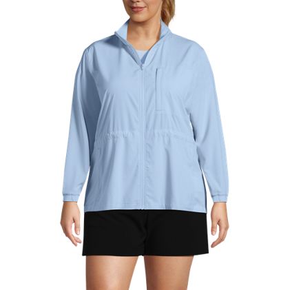 Women's Plus Size Performance Packable Full Zip Shirt - primary