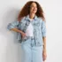Women's Denim Trucker Jacket, alternative image