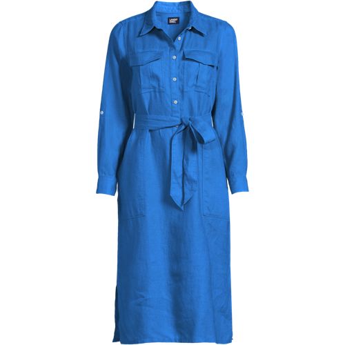 Women s Linen Dresses Lands End 2