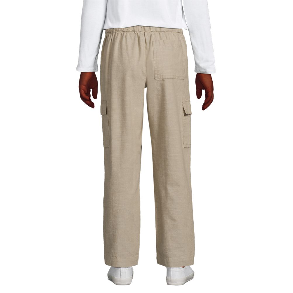 Girls Woven Pull On Utility Cargo Pant | Lands' End