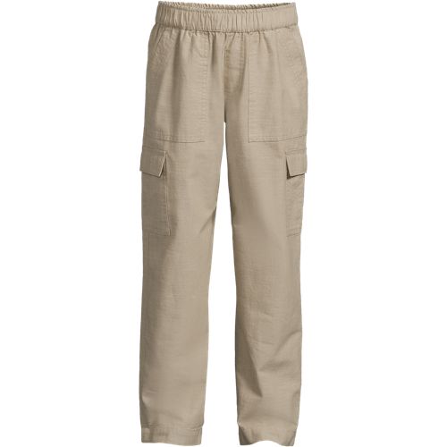 Girls Woven Pull On Utility Cargo Pant | Lands' End