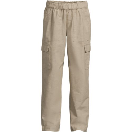 Girls Elastic Waist Pull-On Chino Pants