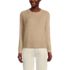 Women's Petite Boucle Easy Fit Crew Neck Sweater, Front