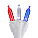 Northlight 100 Count 32.75' Red White and Blue LED Mini Fourth of July String Lights, alternative image