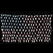 Northlight 2' x 2.75' Red and Blue American Flag Mini Net Style Lights, alternative image