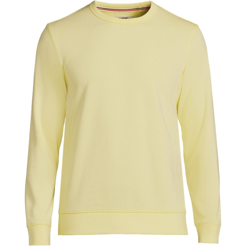 Pale yellow crew online neck sweatshirt