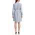 Women's Long Sleeve Linen Shirt Dress, Back