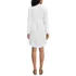 Women's Long Sleeve Linen Shirt Dress, Back