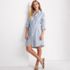 Women's Long Sleeve Linen Shirt Dress, alternative image
