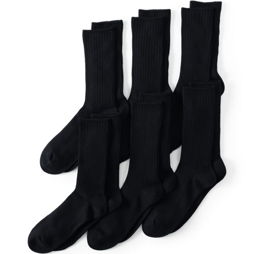 Gold Coast Men's Crew Marled Thermal Socks Size 10-13, 6 Pack