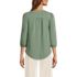 Women's Petite Lightweight Jersey Pintuck Top, Back