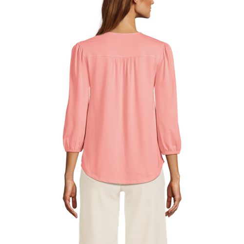 Women's Lightweight Jersey Pintuck Top - image 5