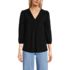 Women's Petite Lightweight Jersey Pintuck Top, Front