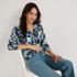 Women's Lightweight Jersey Pintuck Top, alternative image