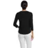 Women's 3/4 Sleeve Lightweight Jersey Shirttail Tee, Back