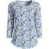 Women's 3/4 Sleeve Lightweight Jersey Shirttail Tee, Front