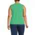 Women's Plus Size Lightweight Jersey Tank Top, Back