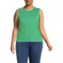Women's Plus Size Lightweight Jersey Tank Top, Front