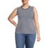 Women's Plus Size Lightweight Jersey Tank Top, Front