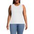 Women's Plus Size Lightweight Jersey Tank Top, Front