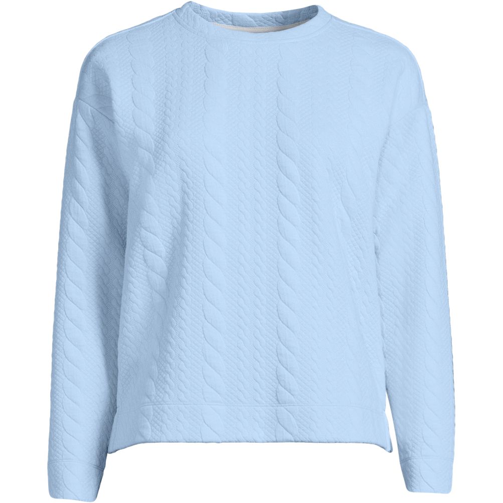 Lands end store crew neck sweatshirt