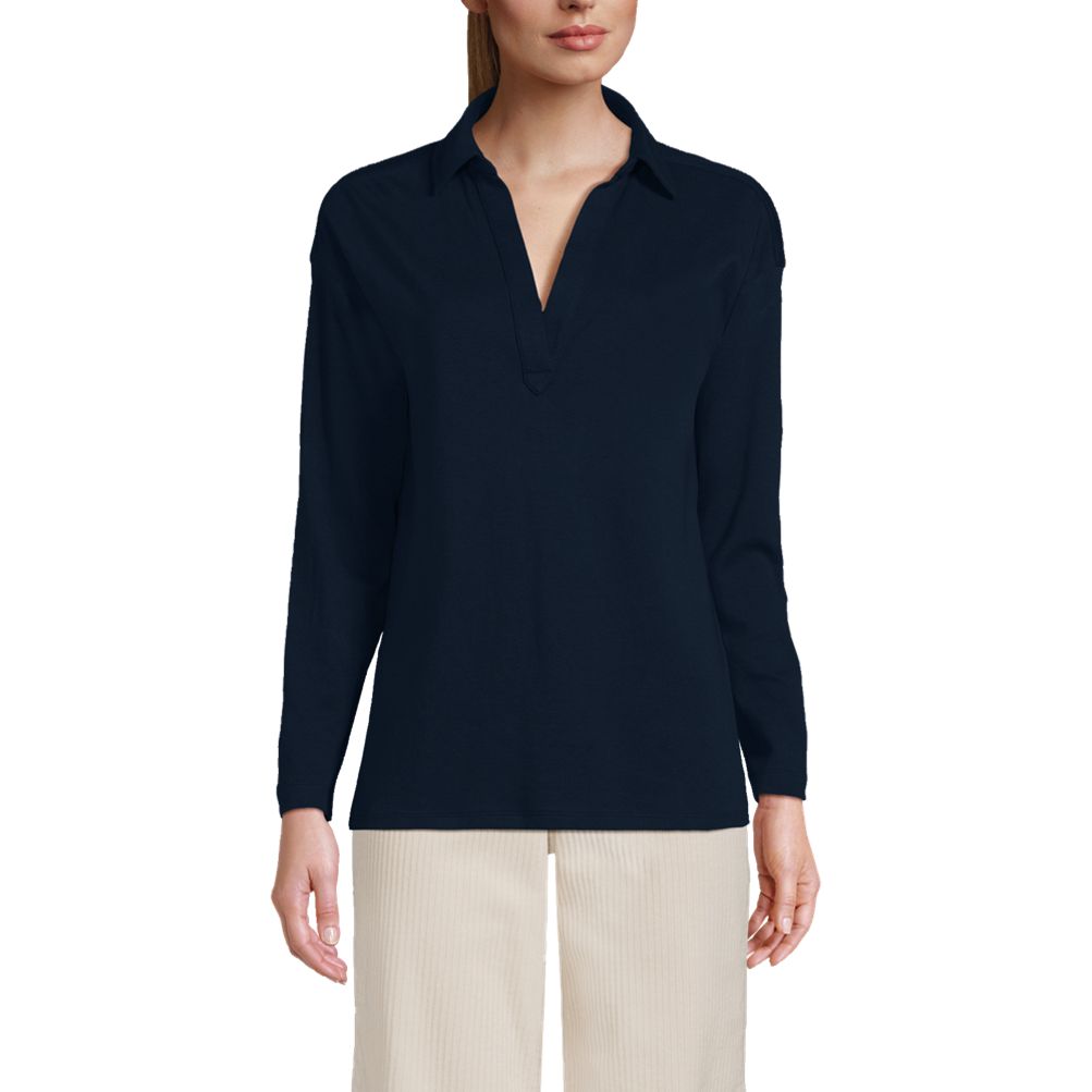 Women's long hotsell sleeve collared shirts