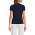 Women's Lightweight Jersey Button Pintuck Top, Back