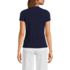 Women's Lightweight Jersey Button Pintuck Top, Back