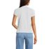 Women's Lightweight Jersey Button Pintuck Top, Back