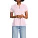 Women's Lightweight Jersey Button Pintuck Top, Front