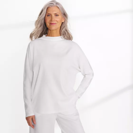 Women's Sport Knit Funnel Neck Top - primary