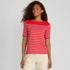 Women's Supima Boatneck Top, Front